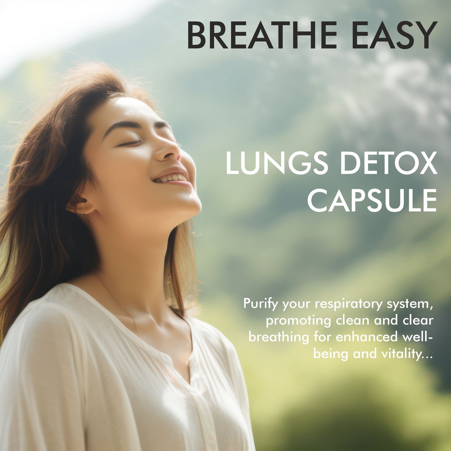 Vitaminnica Vita Breathe: Detoxify Lungs Health -60 Capsules| Pack of 2
